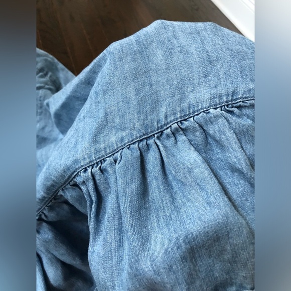 Rails Women’s XS Etienne Linen-Blend Denim Ruffled Wrap Mini Skirt - EUC! - Picture 12 of 12